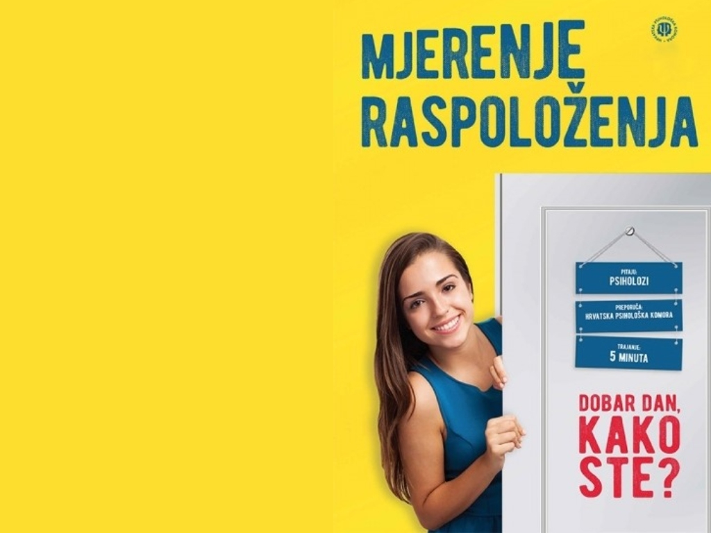 Provođenje akcije mjerenja raspoloženja „Dobar Dan, Kako Ste?“ – 2025.